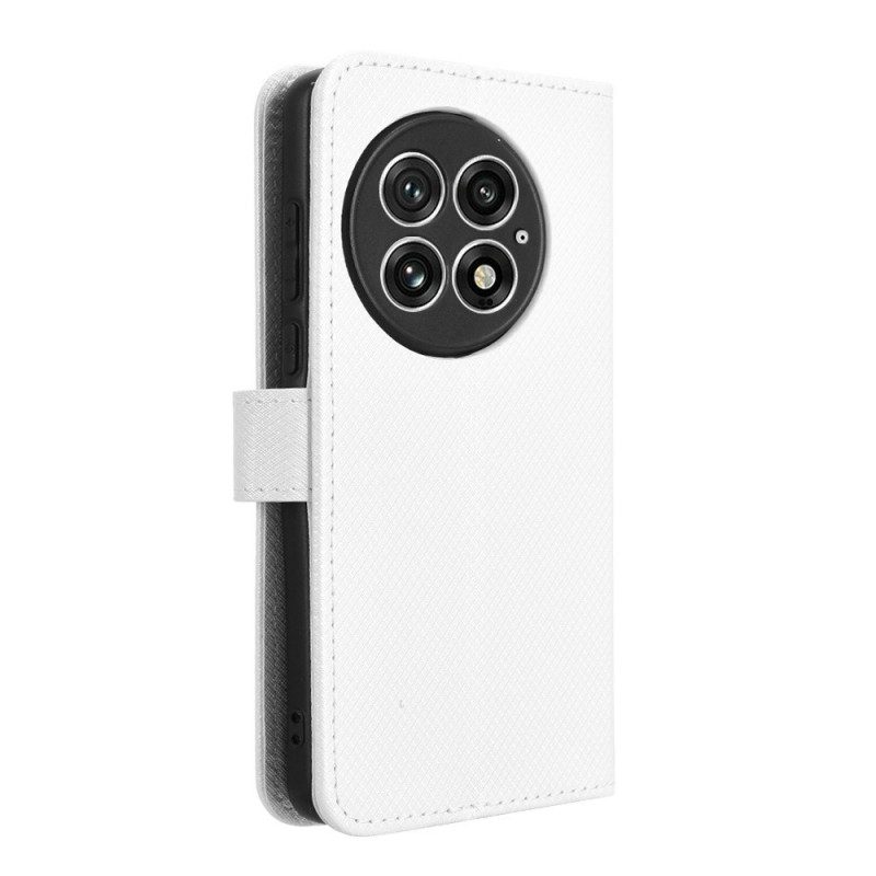 Fodral För Oneplus 13 Diamantstruktur