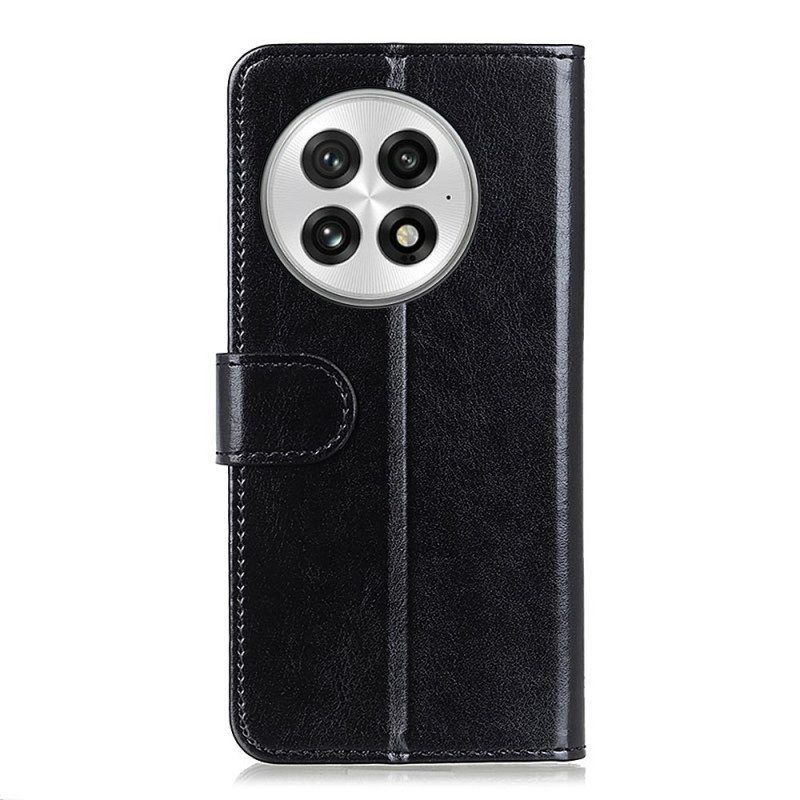 Fodral För Oneplus 13 Lackkonstläder