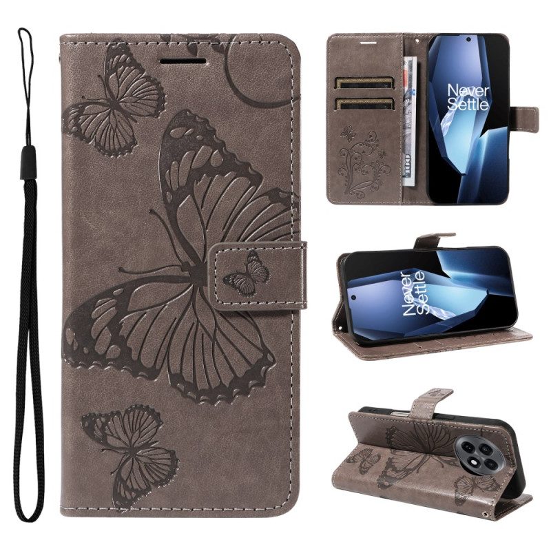 Fodral För Oneplus 13r Jättefjärilar