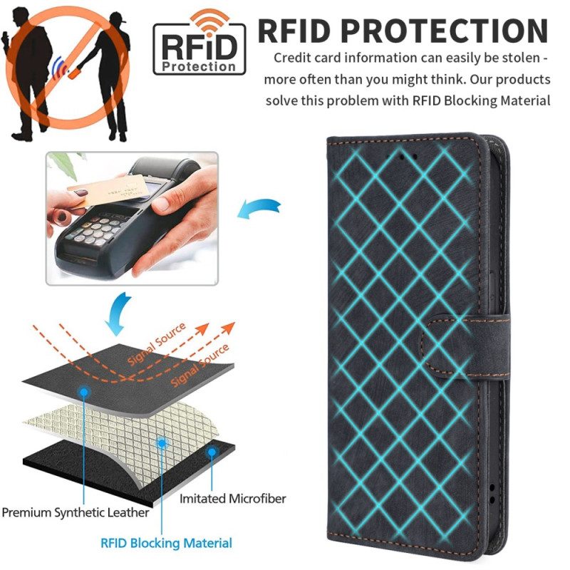 Fodral För Oneplus 13r Rfid-blockerande Lädereffekt Med Rem