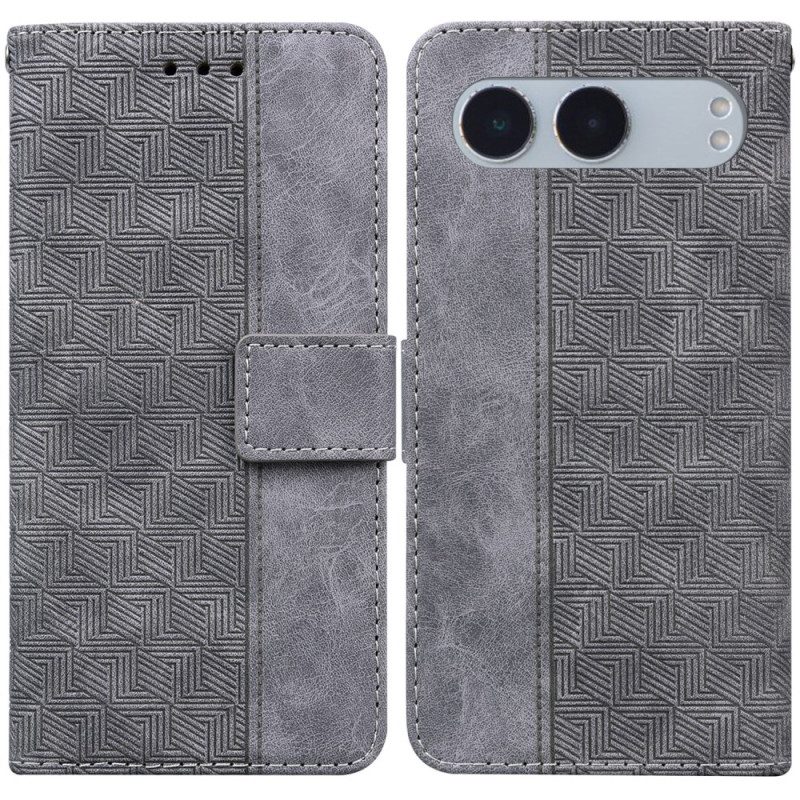 Fodral För Oneplus Nord 4 Vävt Mönster