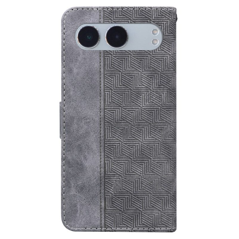 Fodral För Oneplus Nord 4 Vävt Mönster