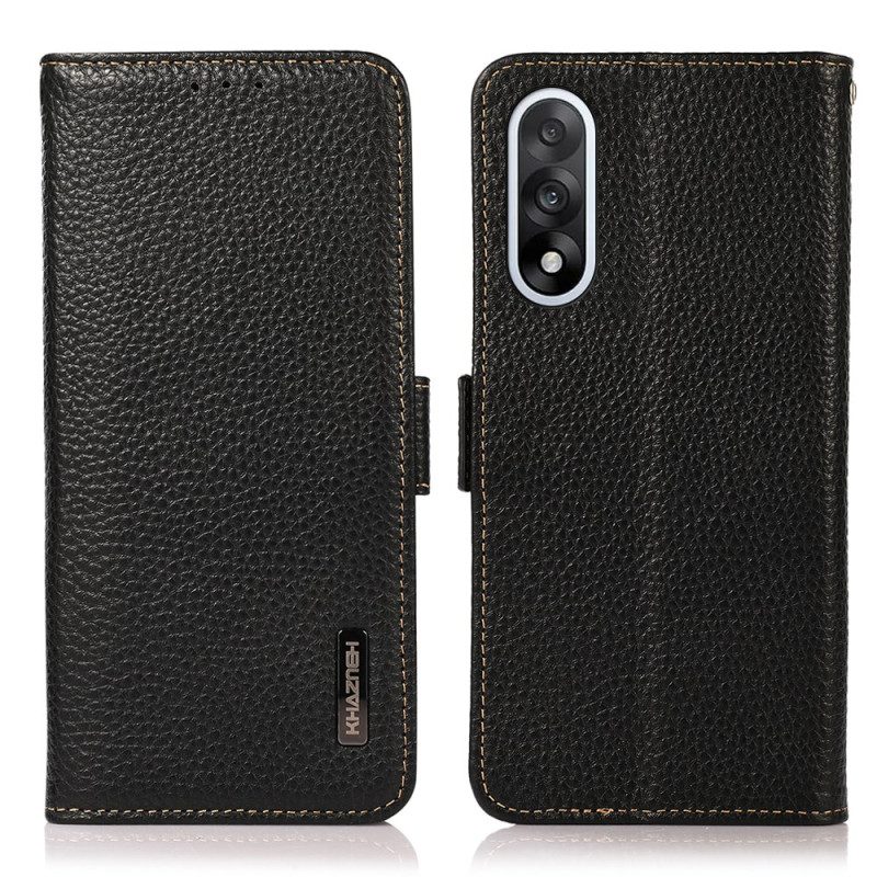 Fodral För Oneplus Nord 5 Khazneh Äkta Läder