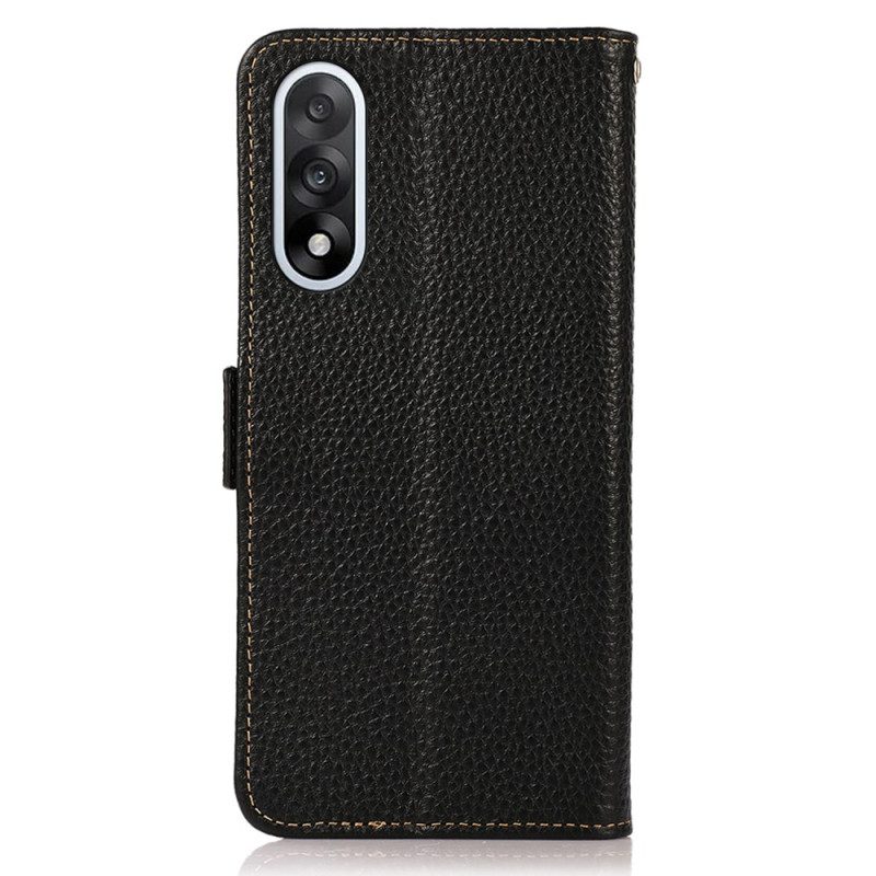 Fodral För Oneplus Nord 5 Khazneh Äkta Läder