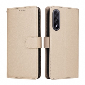 Fodral För Oneplus Nord 5 Lädereffekt