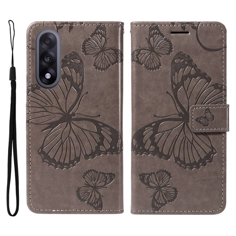 Fodral För Oneplus Nord 5 Stort Fjärilar