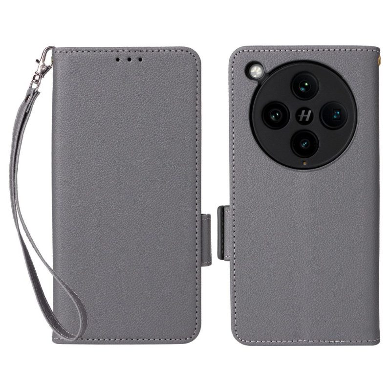 Fodral För Oppo Find X8 Pro Litchirem Textur