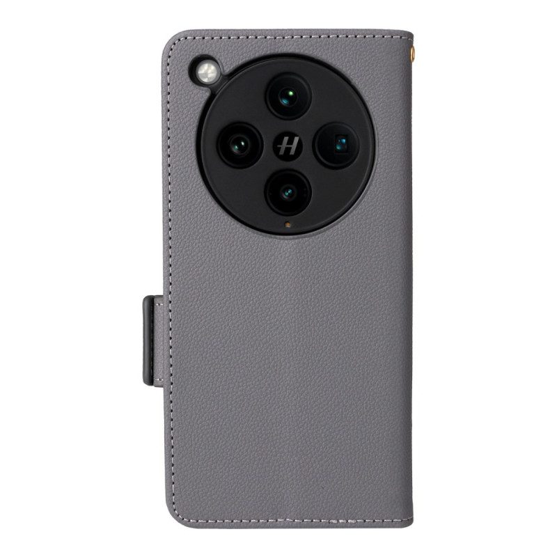 Fodral För Oppo Find X8 Pro Litchirem Textur