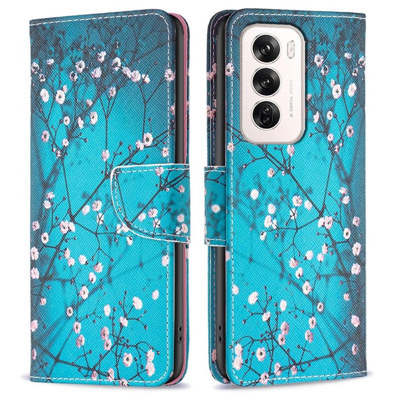 Fodral För Oppo Reno 12 5g Plommonblomningar