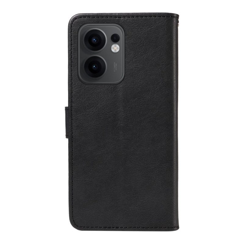 Fodral För Oppo Reno 13f 4g / 5g / 13 Fs 5g Enkelt Konstläder