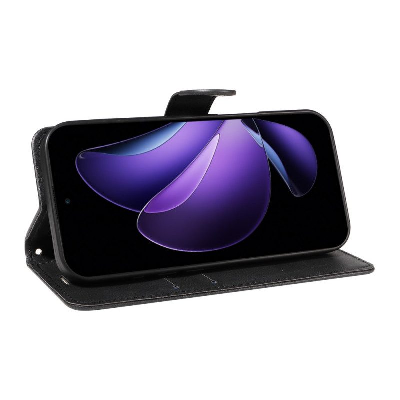 Fodral För Oppo Reno 13f 4g / 5g / 13 Fs 5g Enkelt Konstläder