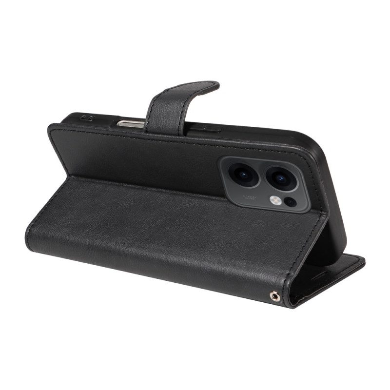 Fodral För Oppo Reno 13f 4g / 5g / 13 Fs 5g Enkelt Konstläder