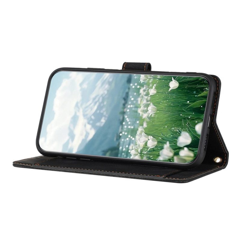 Fodral För Oppo Reno 14f 5g Blommig Mockaeffekt