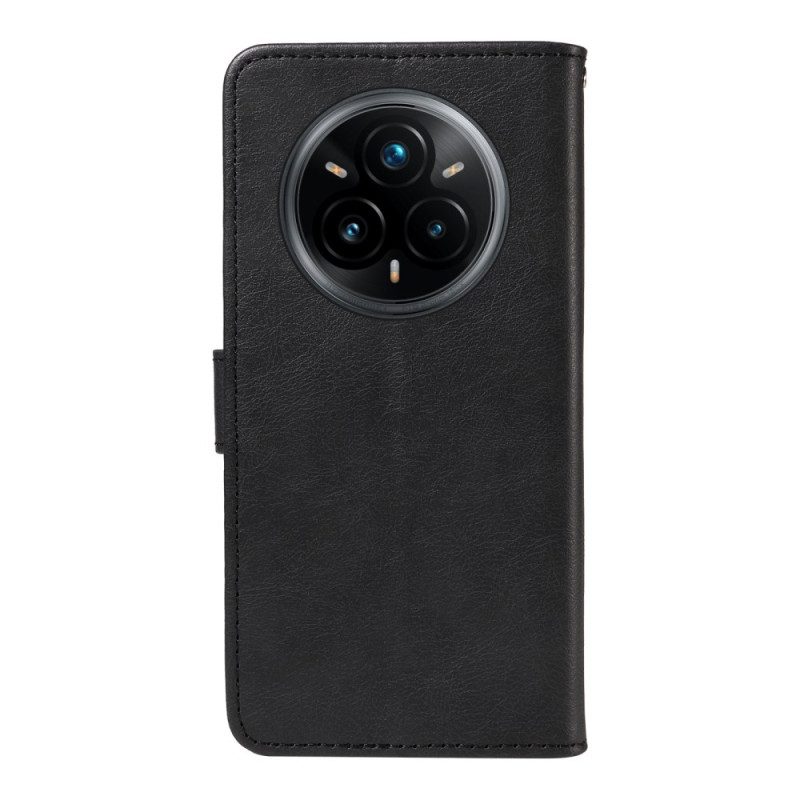 Fodral För Realme 14 Pro Plus 5g Enkelt Läderarmband