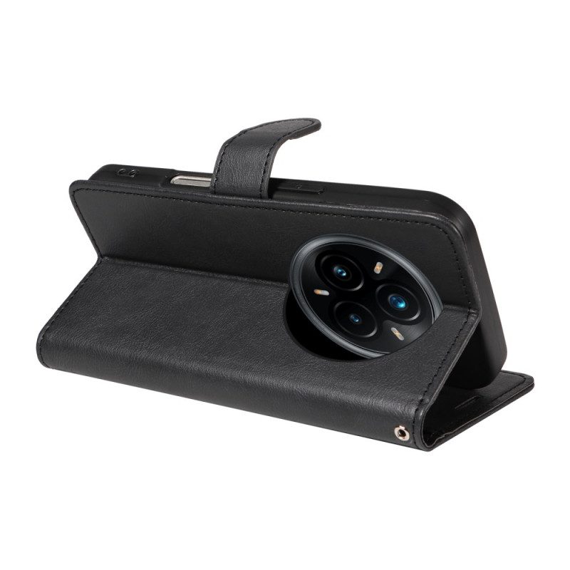 Fodral För Realme 14 Pro Plus 5g Enkelt Läderarmband