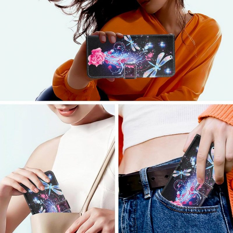 Fodral För Realme 14t 5g Trollsländemönster