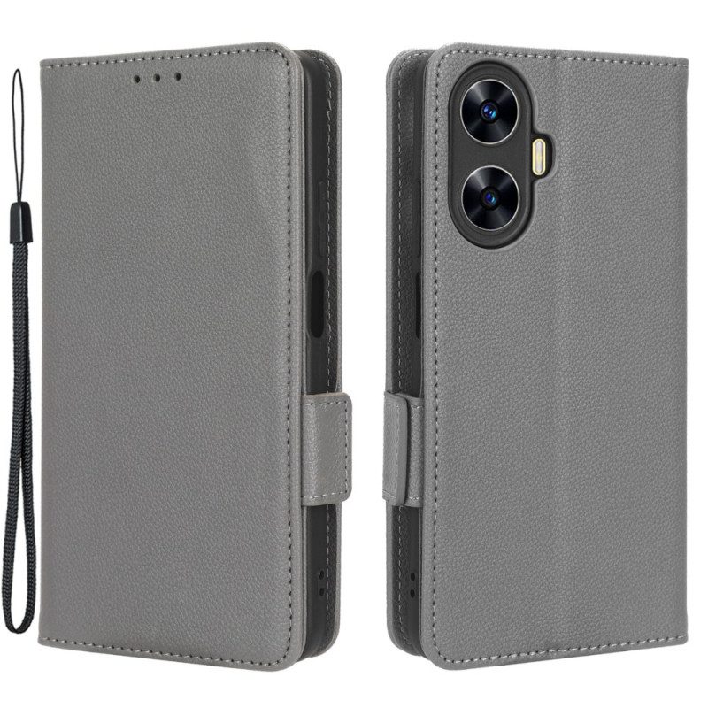 Fodral För Realme C55 Plånbok Med Smal Rem