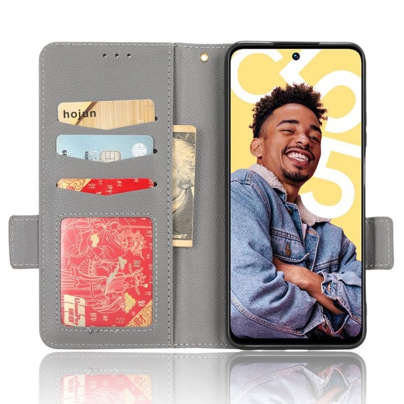 Fodral För Realme C55 Plånbok Med Smal Rem