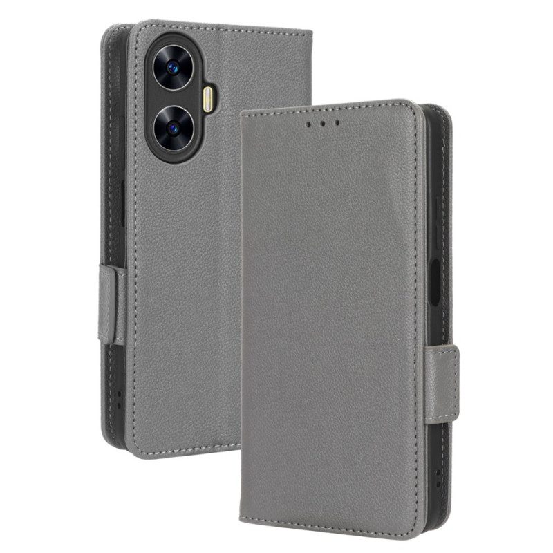 Fodral För Realme C55 Plånbok Med Smal Rem