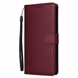 Fodral För Realme C61 Enfärgat Konstläder