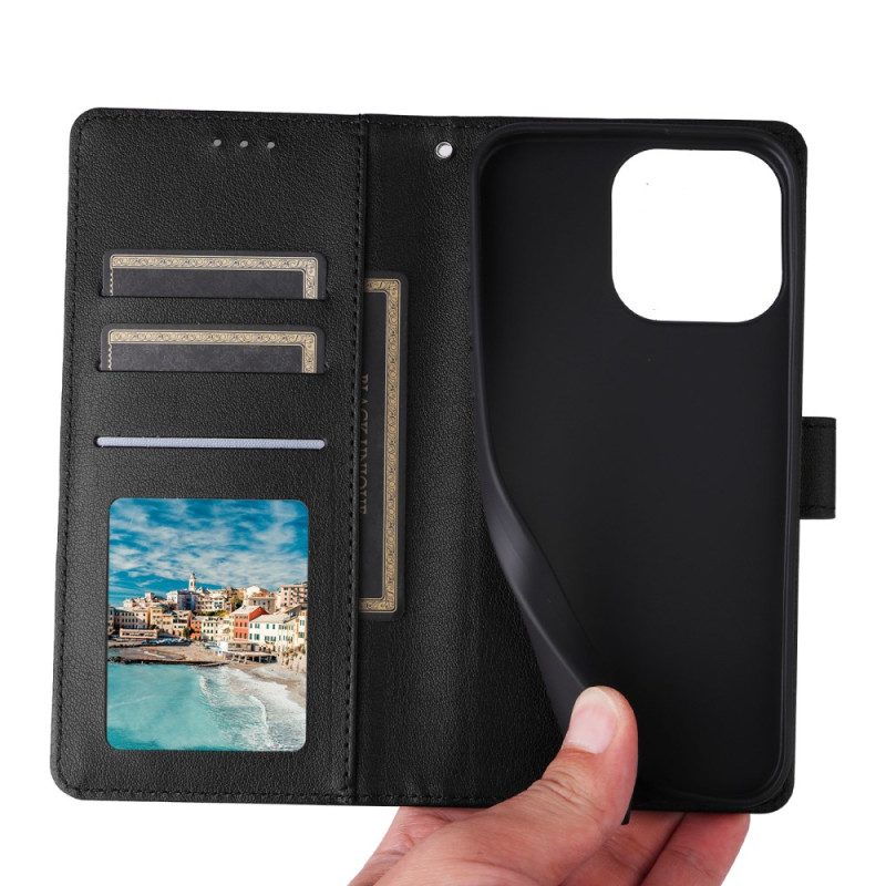 Fodral För Realme C61 Enfärgat Konstläder