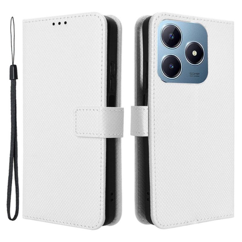 Fodral För Realme C61 Prickig Rem