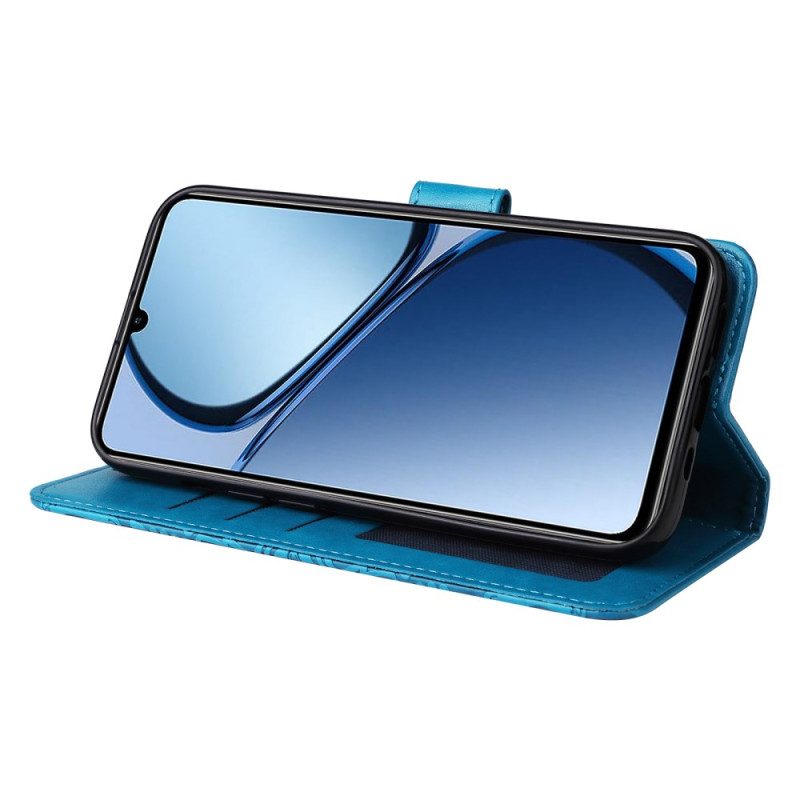 Fodral För Realme C61 Solrosmönster