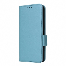 Fodral För Sony Xperia 1 Vii Litchitextur Med Rem