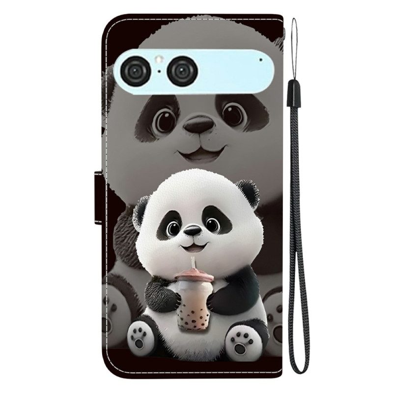 Fodral För Sony Xperia 10 Vii Panda Med Nappflaska