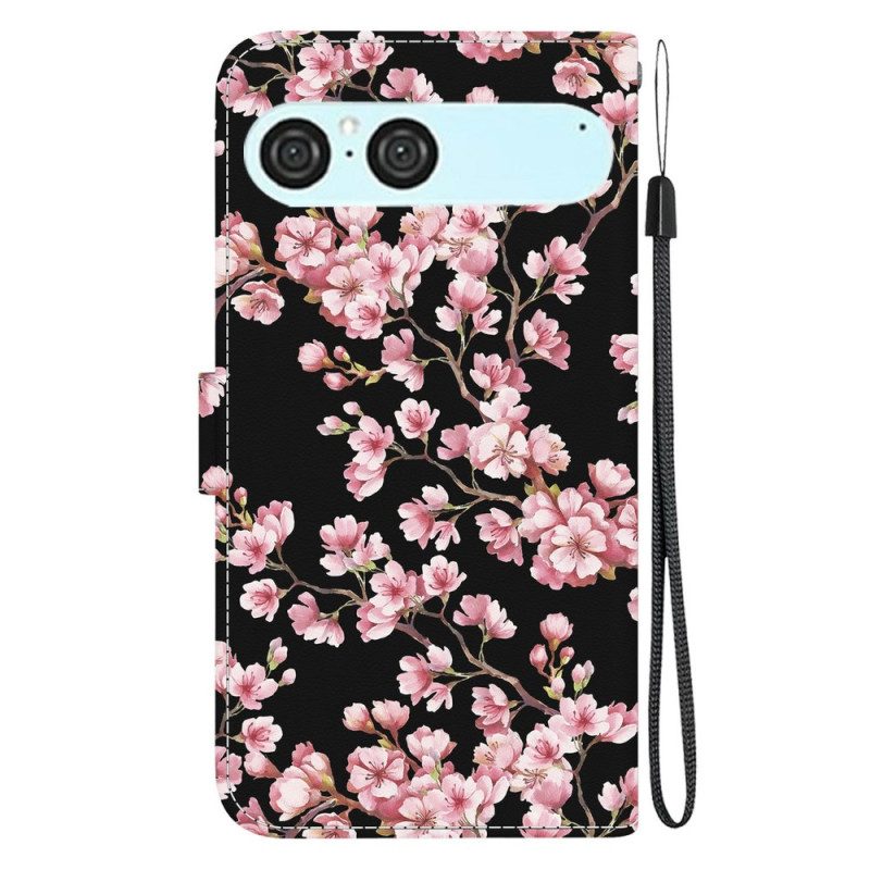 Fodral För Sony Xperia 10 Vii Plommonblommor