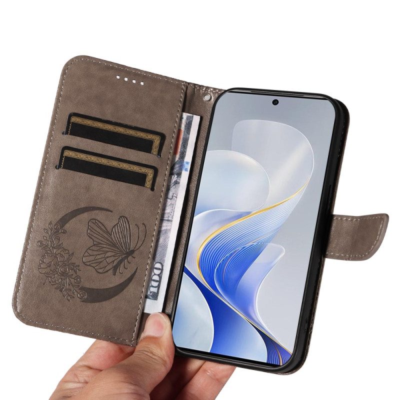 Fodral För Vivo V40 5g Grafik Fjäril