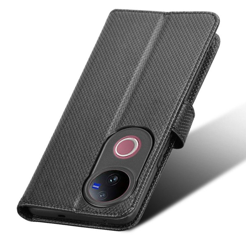 Fodral För Vivo V50 5g Diamantstruktur