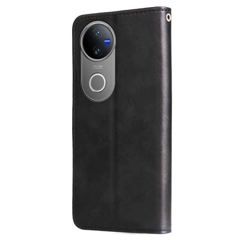 Fodral För Vivo V50 5g Dragkedja Ficka