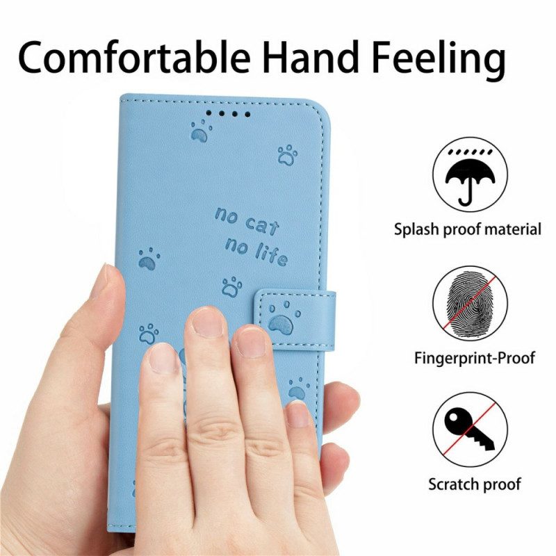 Fodral För Vivo V60 Lite Kattmönsterrem