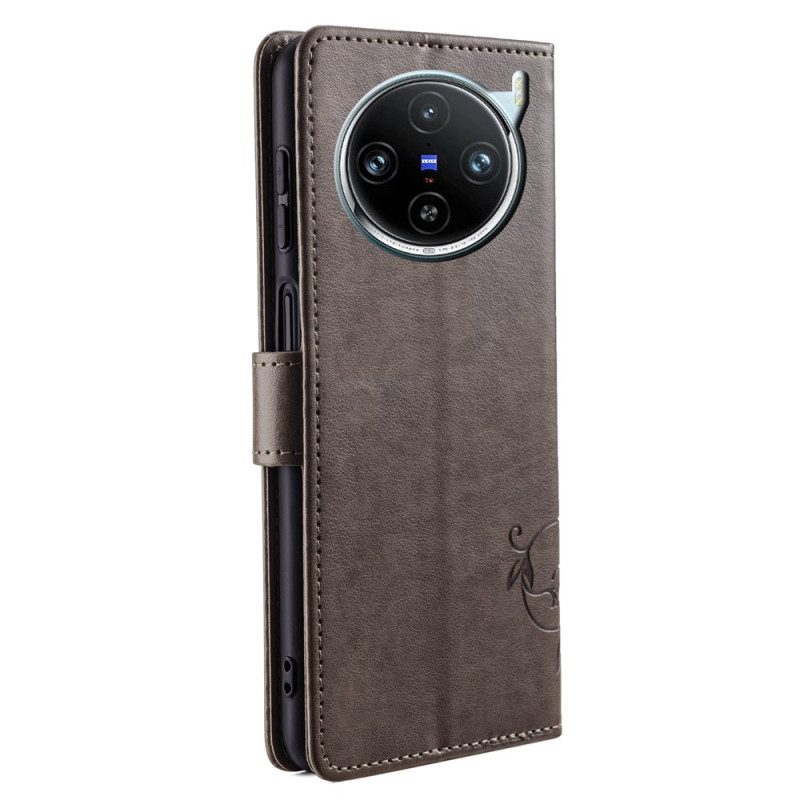 Fodral För Vivo X100 Pro Blommigt Armband
