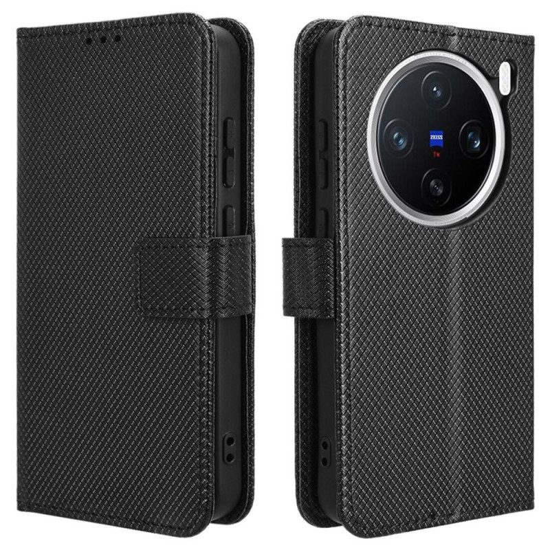 Fodral För Vivo X200 Diamantstruktur