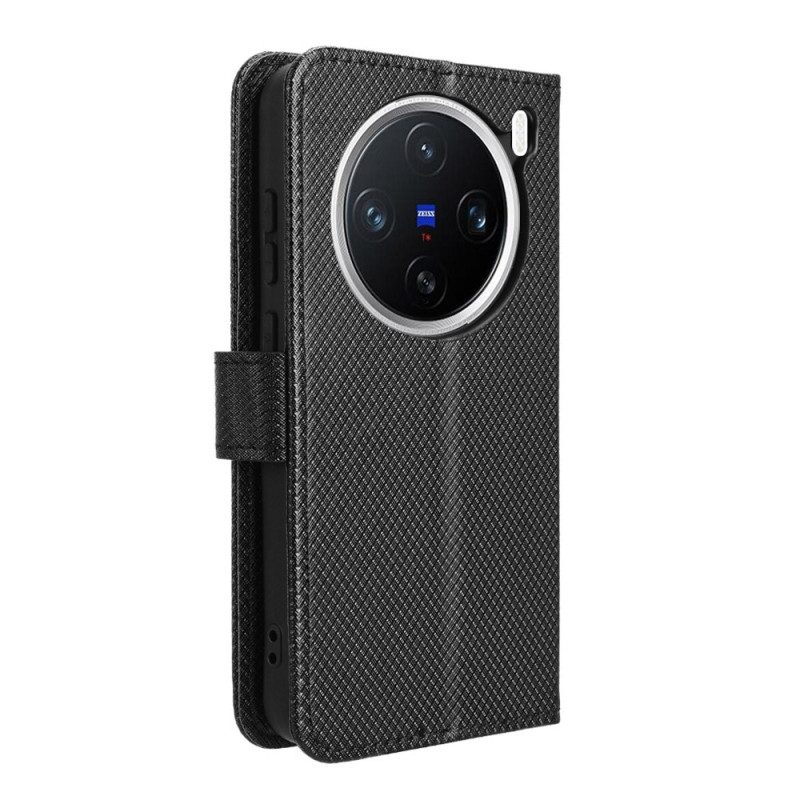 Fodral För Vivo X200 Diamantstruktur