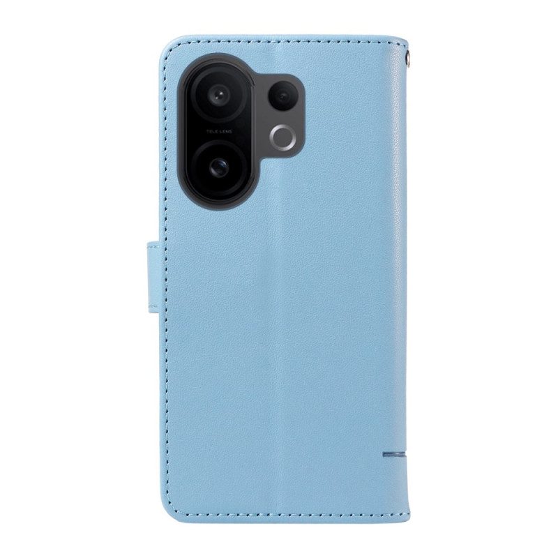 Fodral För Vivo X200 Fe Graverad Katt Med Rem