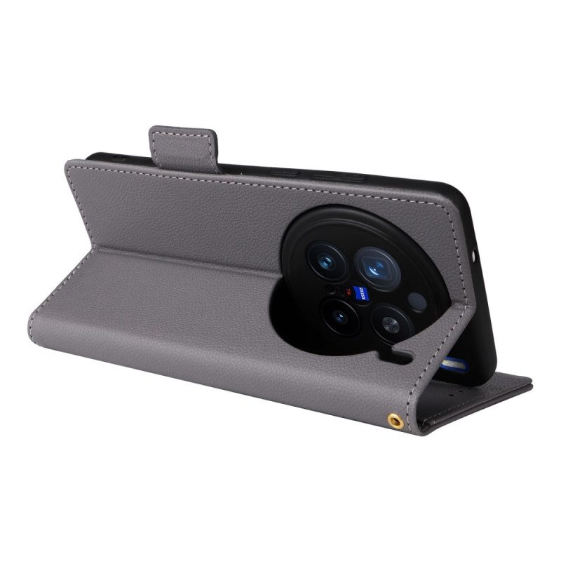 Fodral För Vivo X200 Pro Läderrem