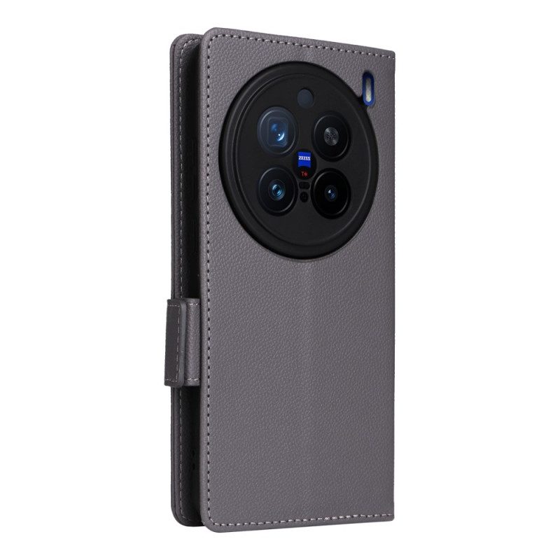 Fodral För Vivo X200 Pro Läderrem