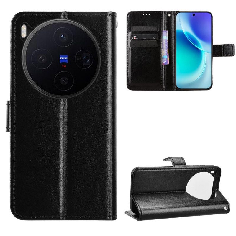 Fodral För Vivo X300 Flashigt Konstläder