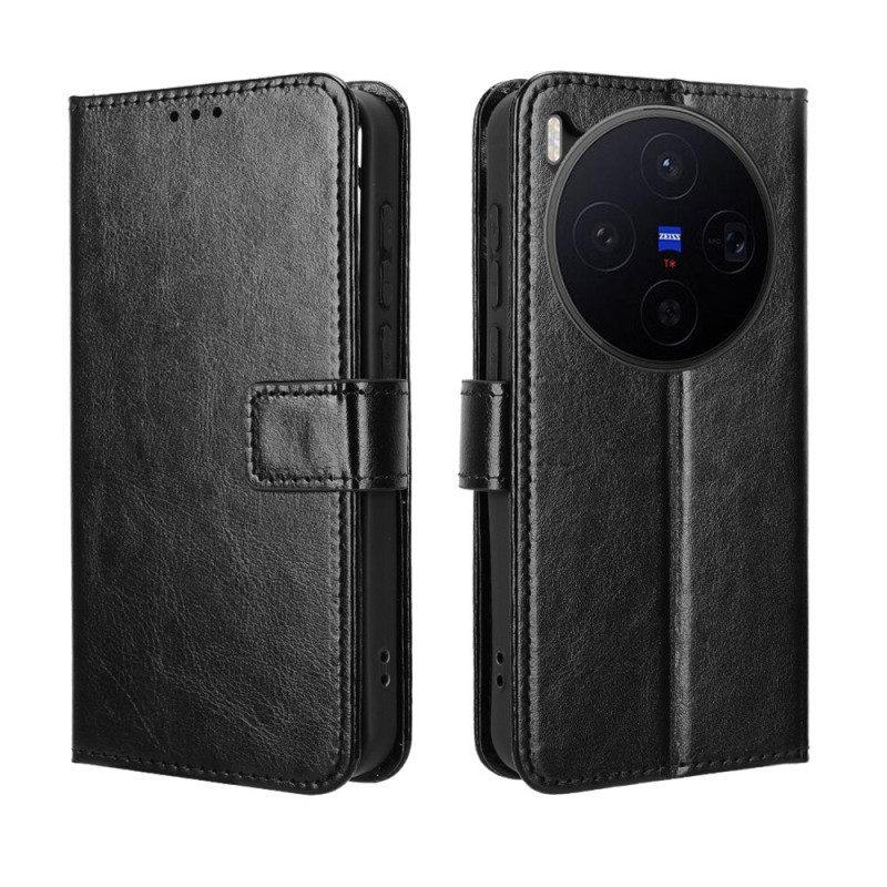 Fodral För Vivo X300 Flashigt Konstläder