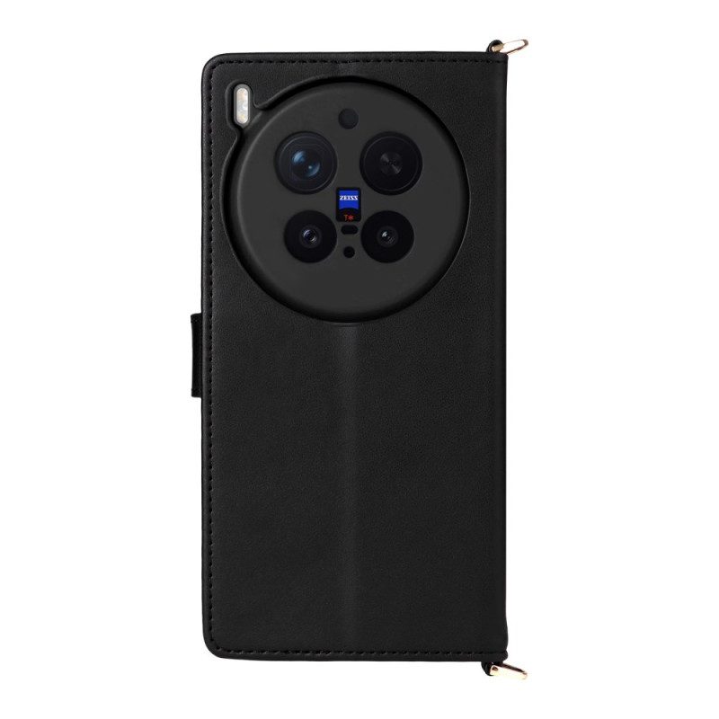 Fodral För Vivo X300 Pro Vadderad Med Rem Och Axelrem
