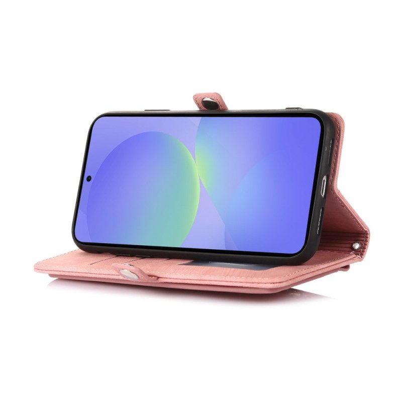 Fodral Google Pixel 10 / 10 Pro / 9 / Plånbok I Mocka Med Pro-effekt