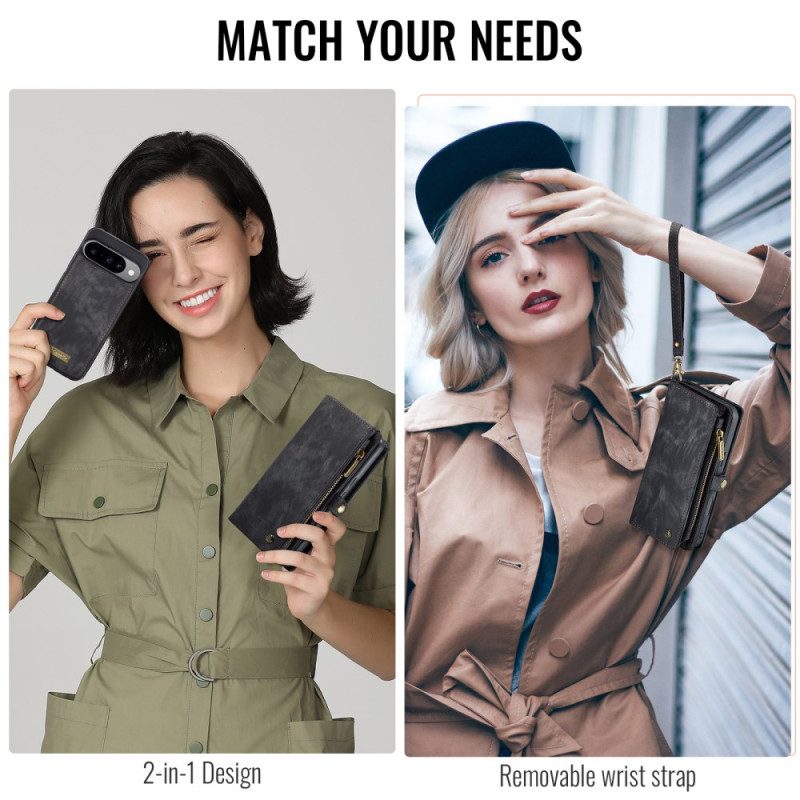 Fodral Google Pixel 10 / 10 Pro Avtagbart Fodral Och Handledsrem