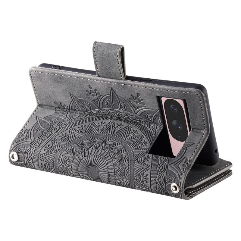 Fodral Google Pixel 10 / 10 Pro Plånbok Med Mandala-effekt