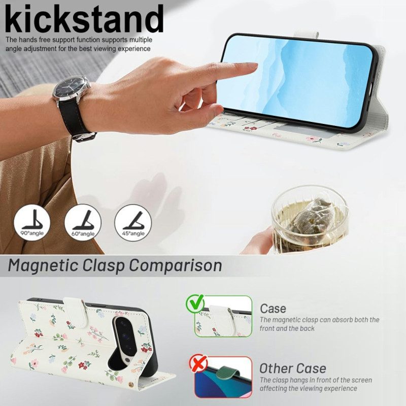 Fodral Google Pixel 10 Pro Xl Blommig