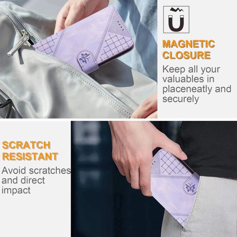 Fodral Google Pixel 10 Pro Xl Geometrisk Och Fjärilsdesign