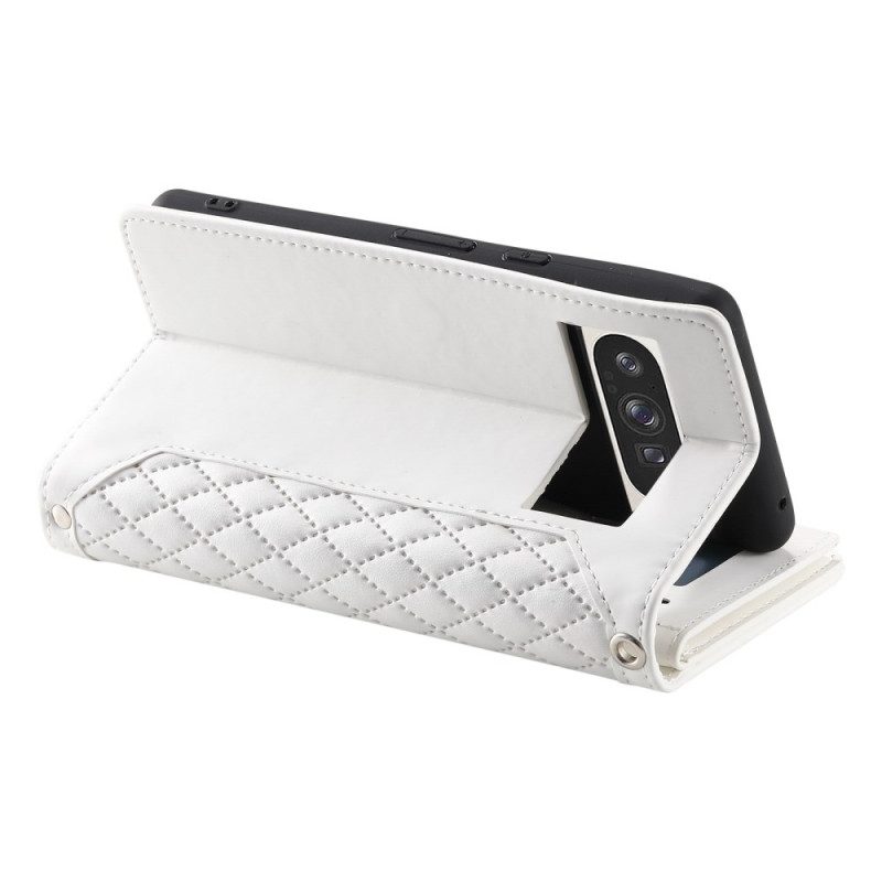 Fodral Google Pixel 10 Pro Xl Quiltad Plånbok