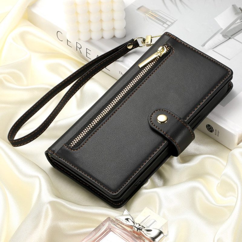 Fodral Google Pixel 10a Ficka Och Remmar Med Dragkedja